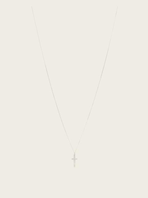 GABE LARGE CHAIN CROSS NECKLACE