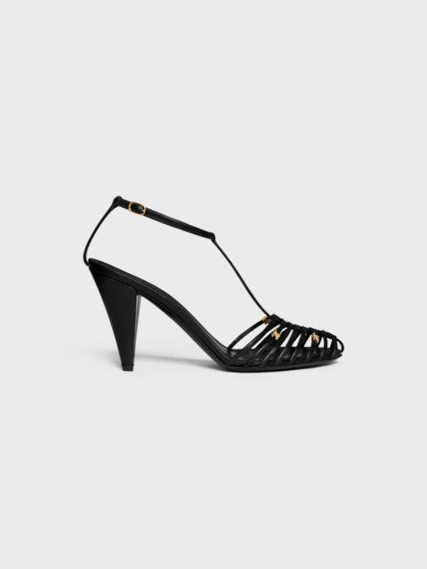 CELINE CAGE - STRAPPY SANDAL IN GOATSKIN