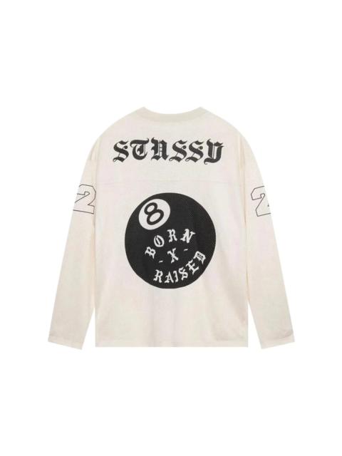 Stussy Born X Raised Football Jersey Cream