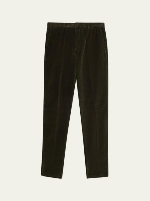 Men's Jarno Cotton Corduroy Pleated Pants