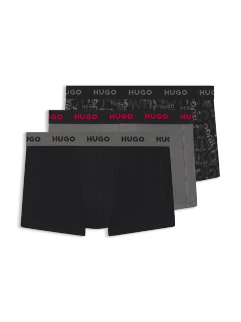 THREE-PACK OF STRETCH-COTTON TRUNKS