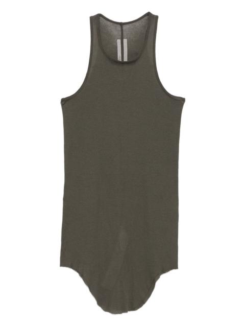 raw-edge tank top