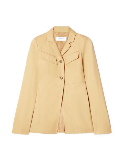 Beige Toybox Cargo Jacket