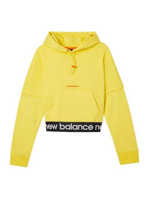 (WMNS) New Balance hooded Casual Yellow AWT03362-YL