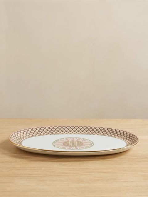 Gold-plated Porcelain Platter