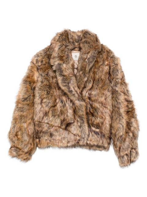 faux-fur coat