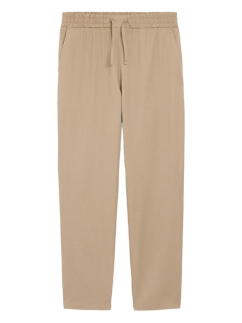 elasticated-waist trousers