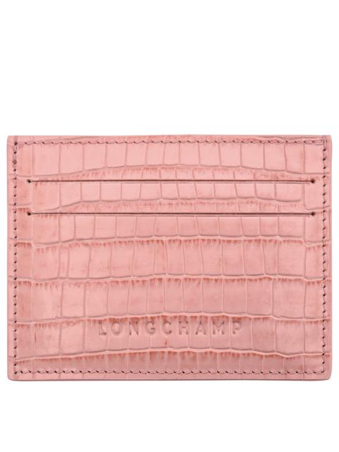 Longchamp Pocket Card holder Pink Tea - Leather