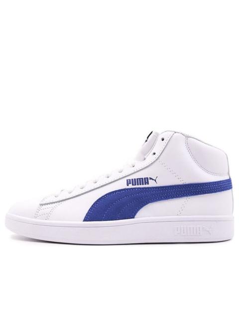 PUMA Smash v2 Mid L 'White Blue' 366924-01