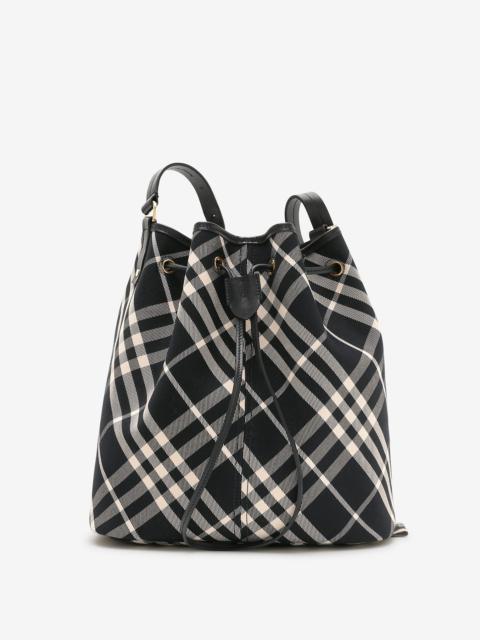 Medium Check Bucket Bag