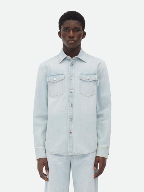 Extra Bleached Denim Overshirt