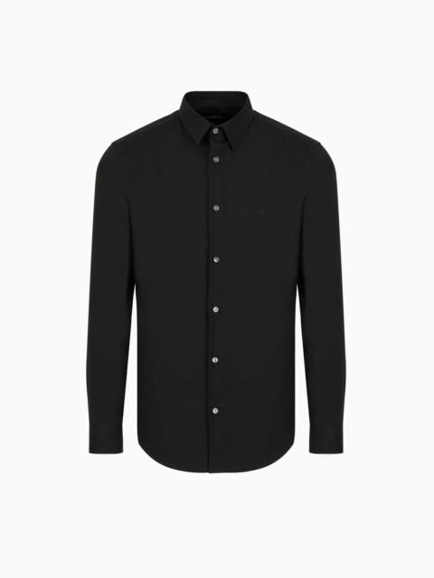 Stretch nylon-blend shirt