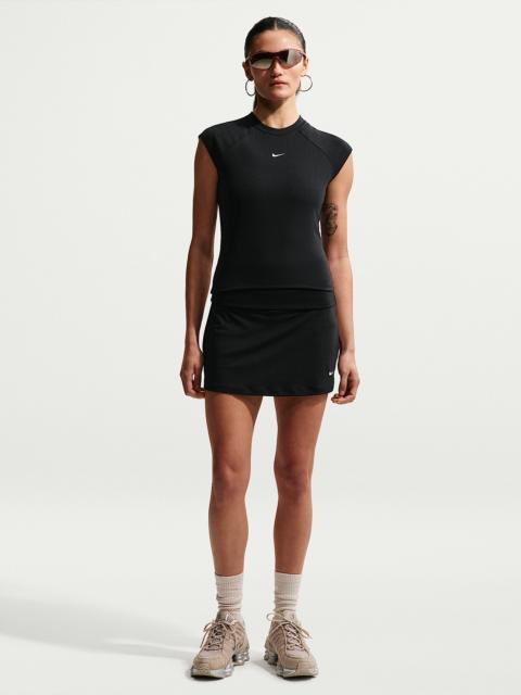Nike Sportswear Chill Knit Women's Mid-Rise Tight Ribbed Skort