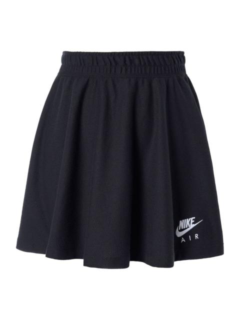 (WMNS) Nike Air Pique Skirt 'Black' DO7605-010