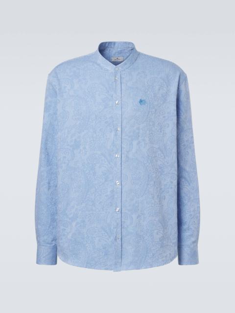 Guru striped cotton shirt