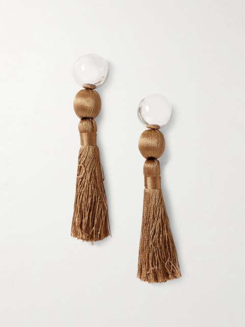 Venetian Tasseled Sterling Silver Earrings