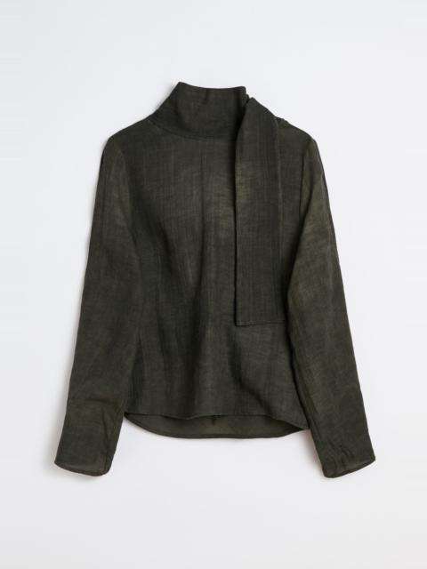 Our Legacy Virtuous Blouse Dark Cloud Sparse Cotton Wool