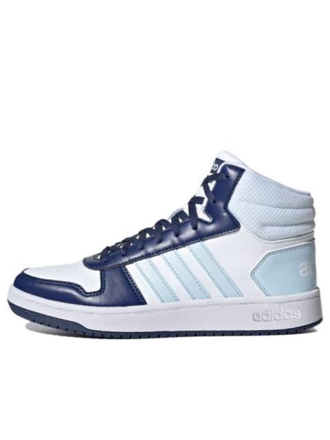 (WMNS) adidas neo Hoops 2.0 Mid 'White Blue' G55055