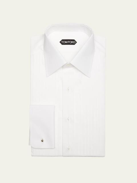 Men's Plisse Formal Dress Shirt