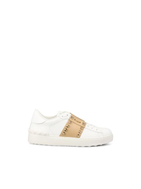 Rockstud embellished low-top sneakers