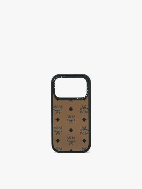 iPhone 17 Pro MCM X CASETiFY Monogram Impact iPhone Case
