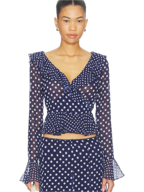 Mallorca Ruffle Wrap Top