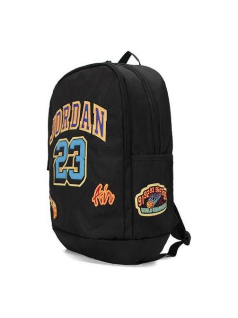 Air Jordan Patch Backpack 'Black' JD2333051AD-001