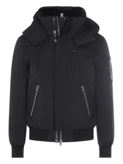 quilted hooded jacket