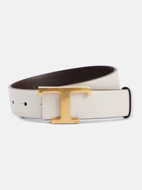 T Timeless reversible leather belt