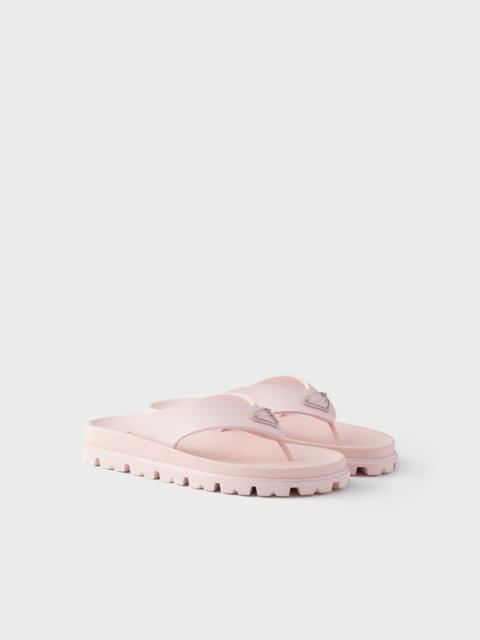 Rubber thong sandals