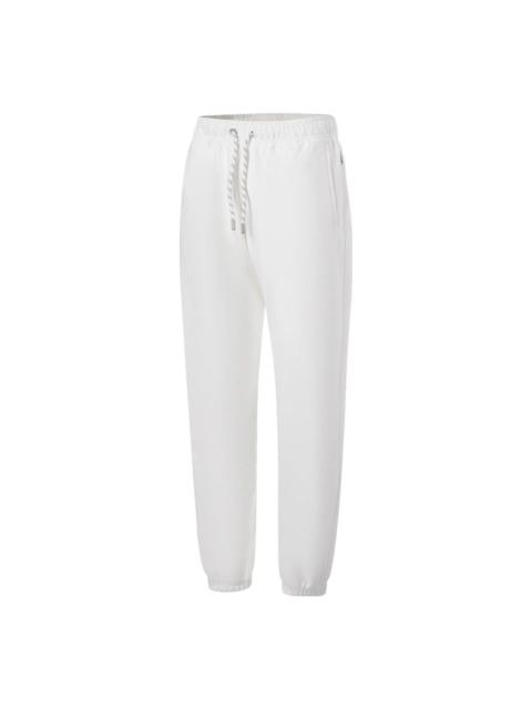 Li-Ning Lifestyle Knit Jogging Pants 'White' AKLT223-2