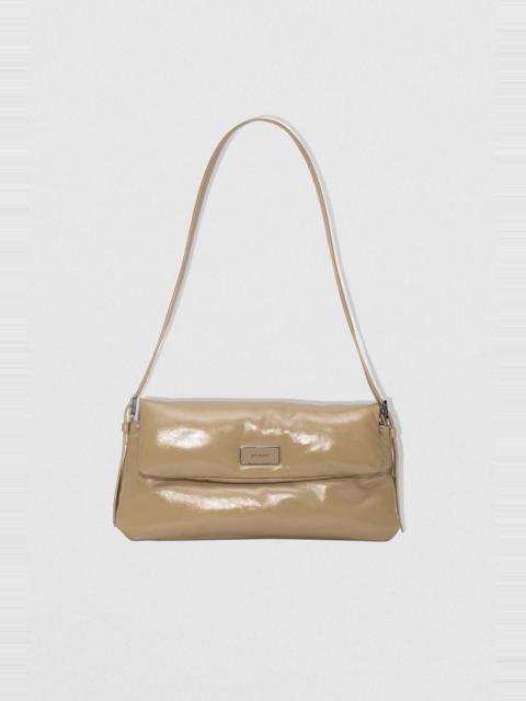 Puffy Tilda Mangrove Glossed Nappa Leather Shoulder Bag
