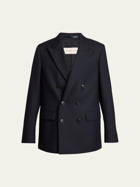 Men's Buforden Double-Breasted Wool Jacket