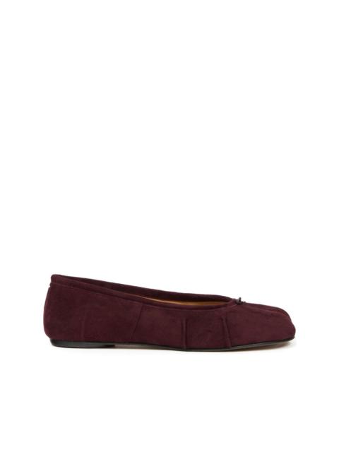 Tabi suede ballet flats