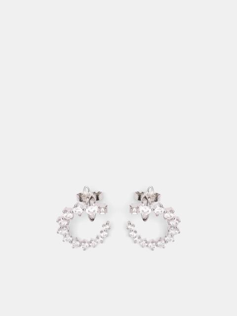 Lydia Crystal Small Hoop Earrings