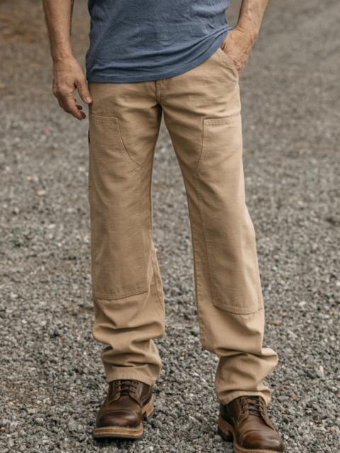 The Double Knee Pants Classic Straight - Sawdust