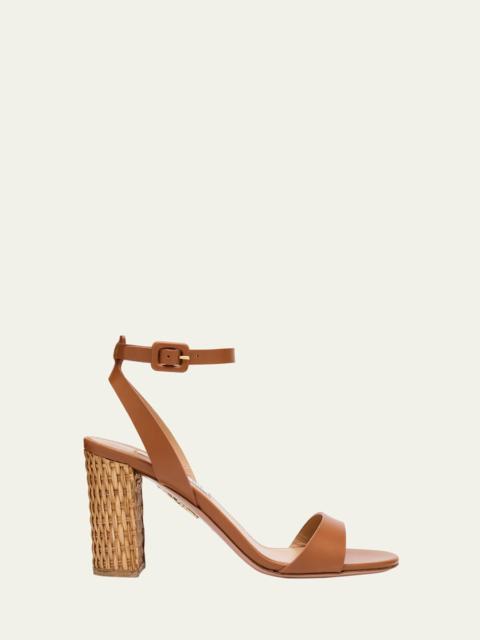 Sunseeker Leather Ankle-Strap Sandals