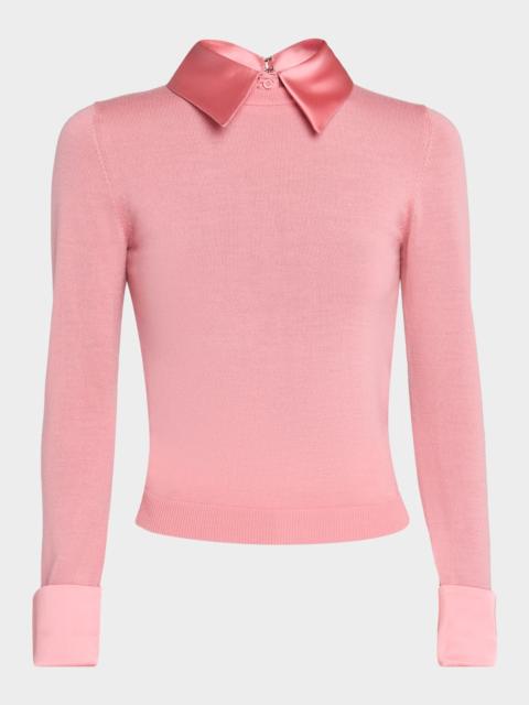 Porla Collared Merino Wool Sweater