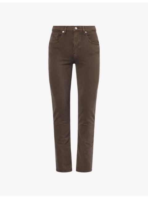 Modern Straight-Leg Stretch-Woven Jeans