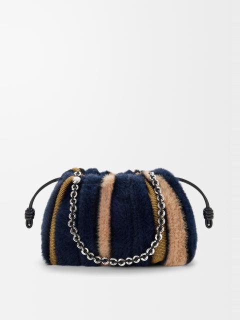 Medium Flamenco purse in jacquard knit