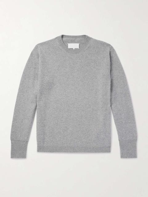 Brushed Cashmere and Cotton-Blend Sweater