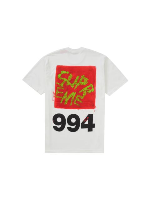 Supreme Paint Tee White