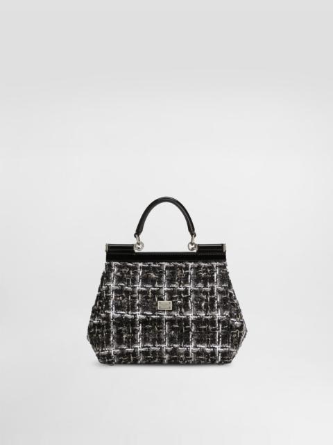 Medium Sicily boucle handbag