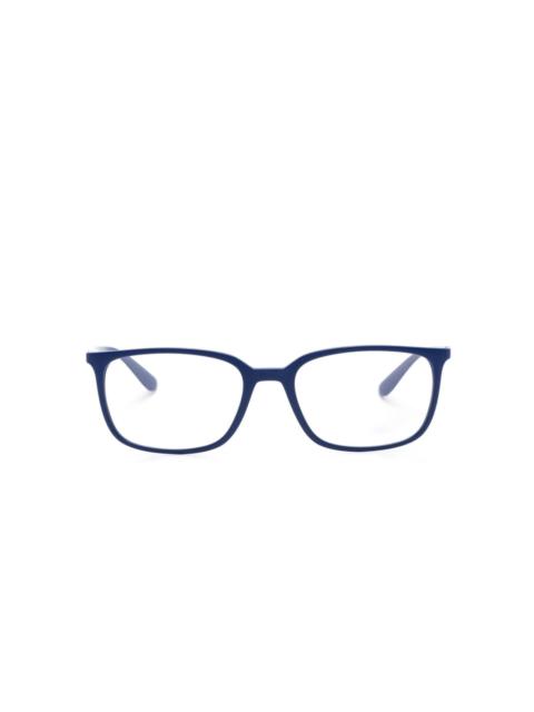 rectangle-frame glasses