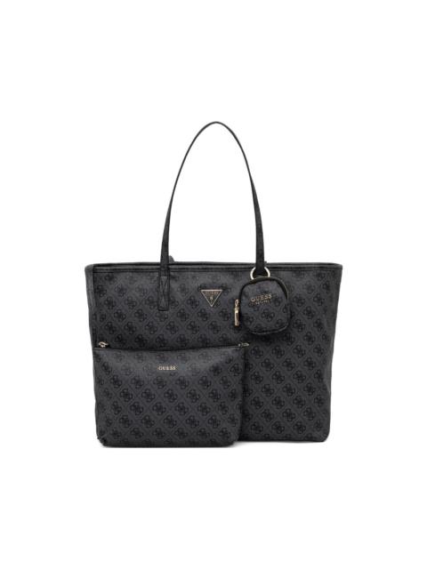 monogram-pattern tote bag