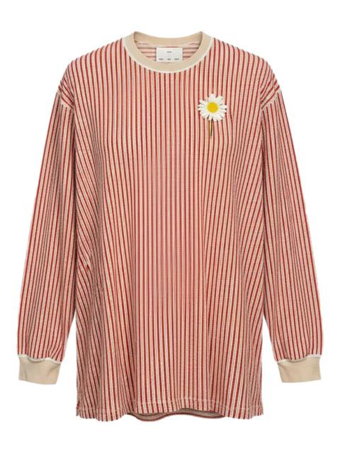 flower crew neck sweatshirt