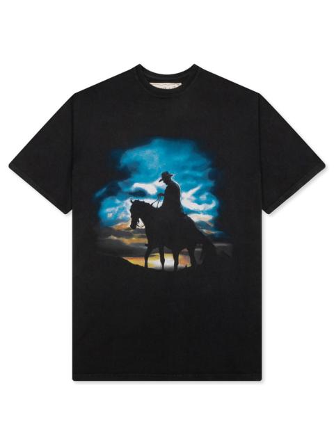 HARVEST MOON T-SHIRT - WASHED BLACK