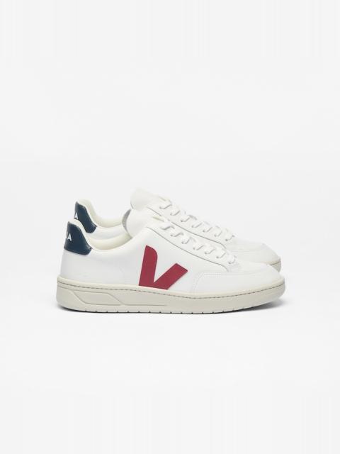V-12 LEATHER WHITE MARSALA NAUTICO