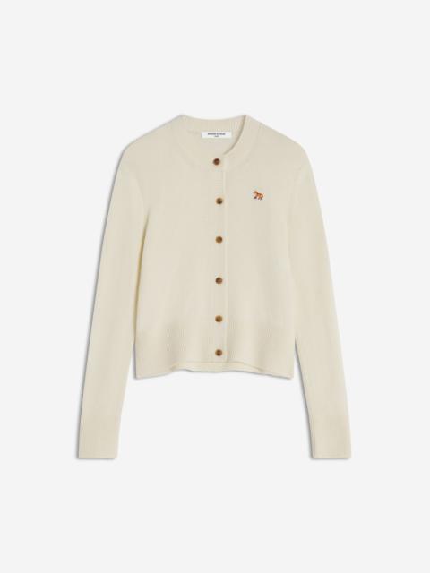 BABY FOX LAMBSWOOL FITTED CARDIGAN