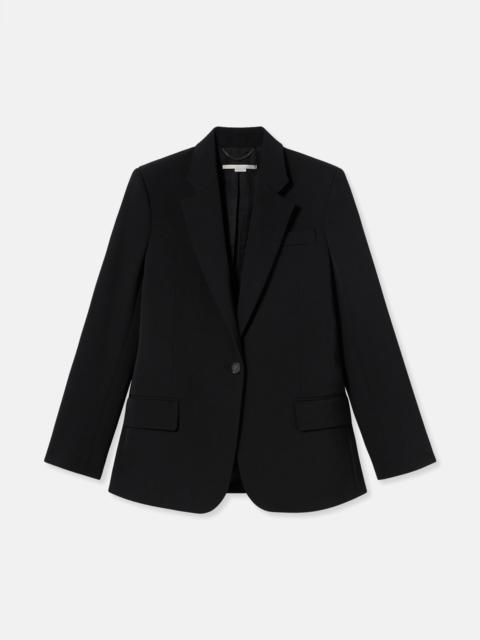 Wool Flannel Slim Fit Boyfriend Blazer